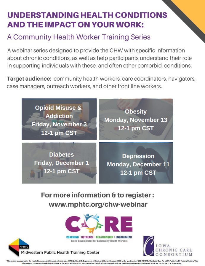 CHW Webinar Training Series